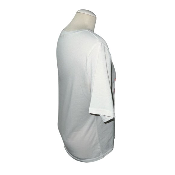 Shein Romantic Graphic White Short-Sleeve T-Shirt For Women - Size XL - Picture 7 of 8